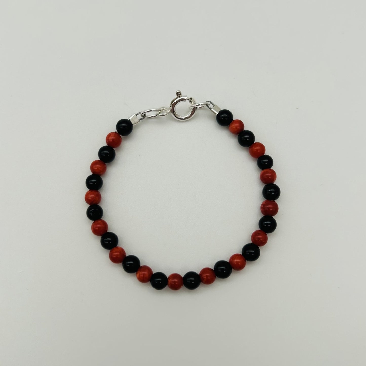 CH941BL Onyx & coral 4"