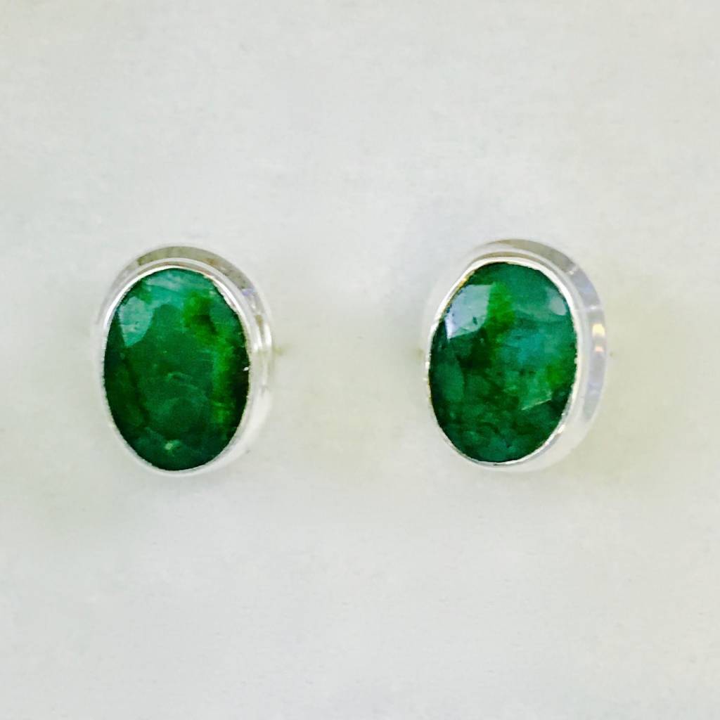 ST1238  Emerald  Earrings