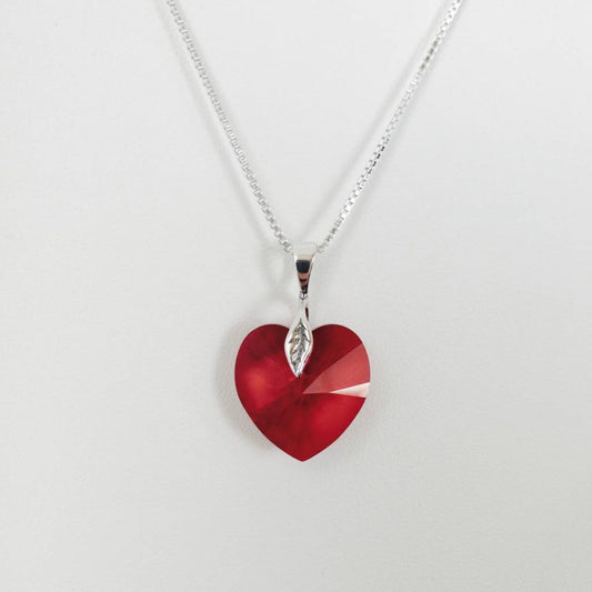 C1418NL SW Heart Necklace 18"