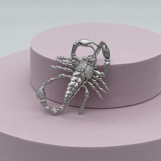 Z1589   Scorpion Pendant  55 mm. X 40mm.