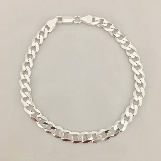 S1196 7mm. 9" Cuban Bracelet