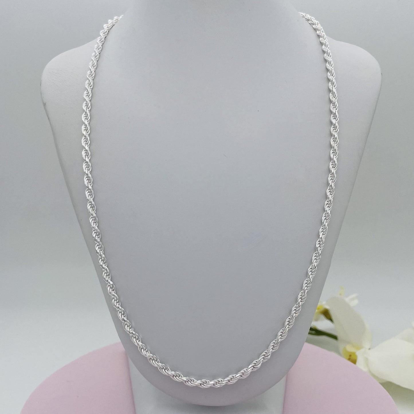 S1612CH Rope Chain 3.3mm. x 20"