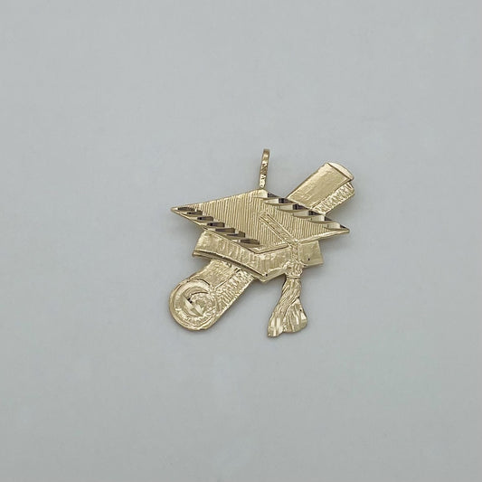 G173P 14K Gold Graduation Pendatn