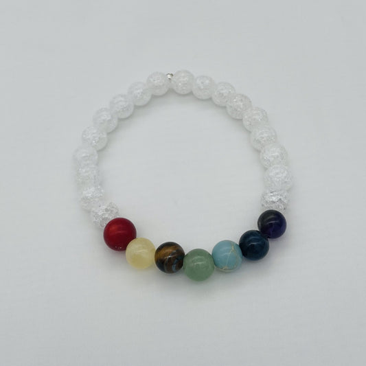 ST1778BL 8mm.x8" Chakra Bracelet