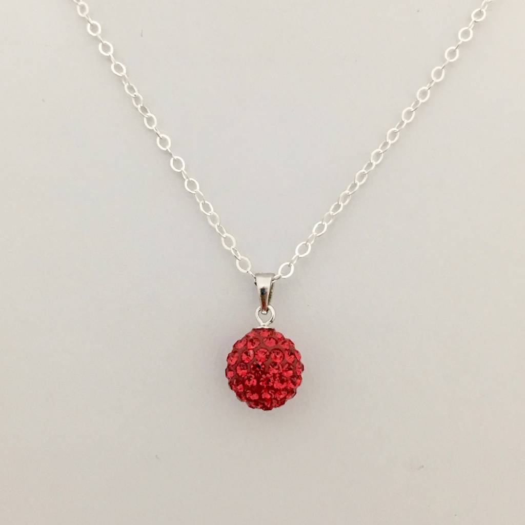 C-1059 16" Necklace Red