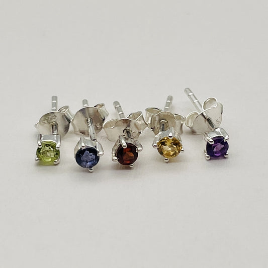 ST1821 Gemstone Earrings 3mm.