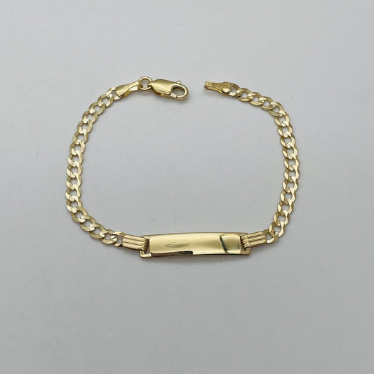 G255 14K Gold Bracelet 4mm.X6"