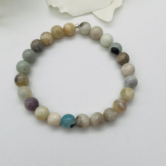 ST1788 Amazonite Bracelet 8mm.X 8"