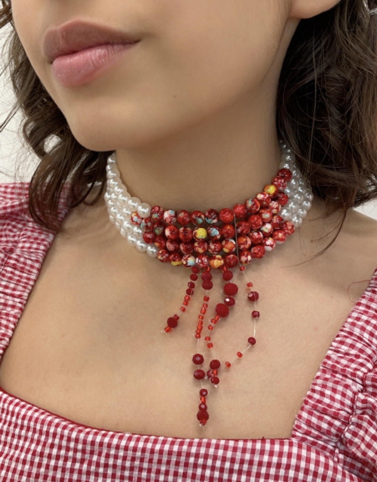 F-440 Pearls Choker Final Sale