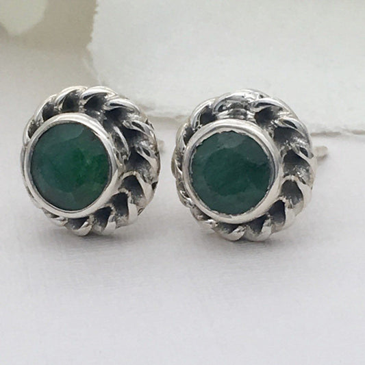 ST1393 Emerald Earrings