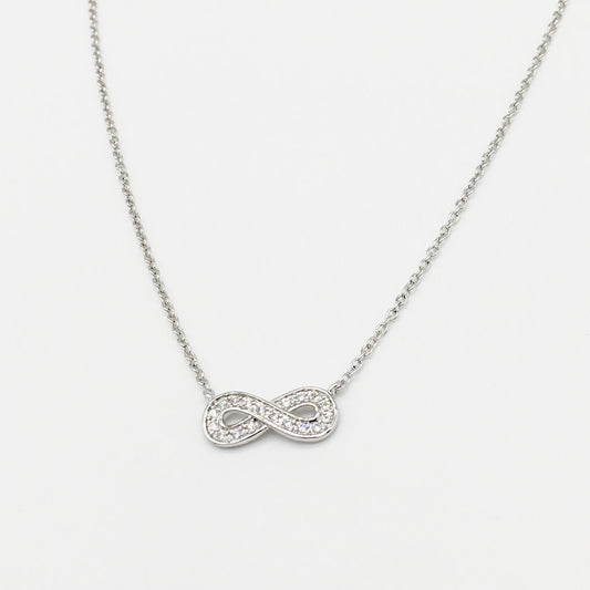 Z1387  16"  Infinity Necklace