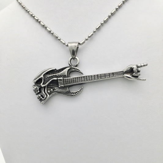 SS1152 GOTHIC GUITAR PENDANT Final sale