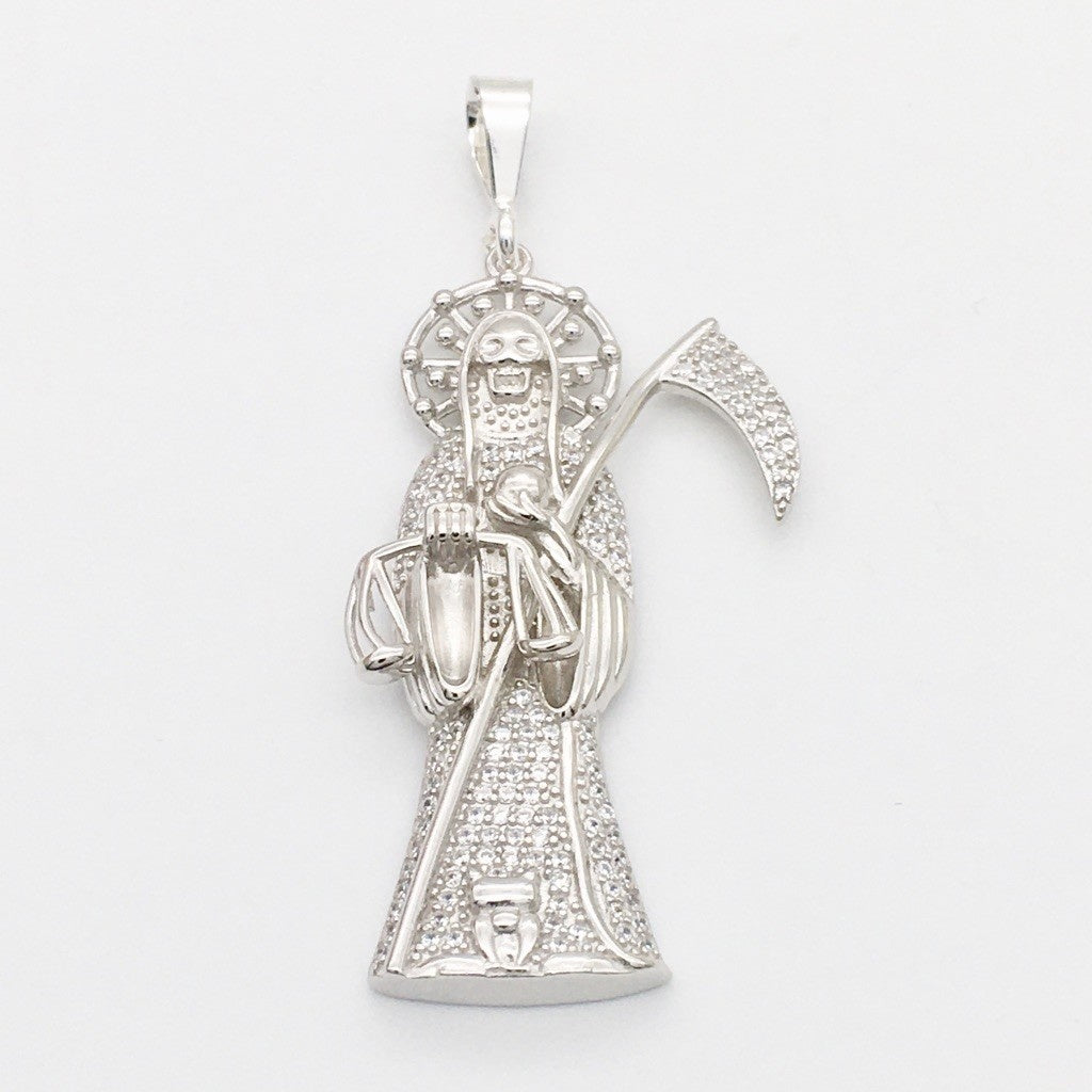 Z1309  Holy Death Pendant 60mm.