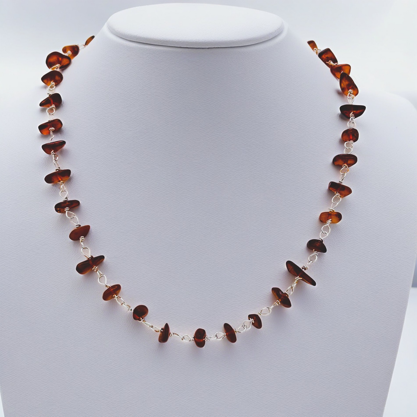 ST1933 Amber Necklace 18"