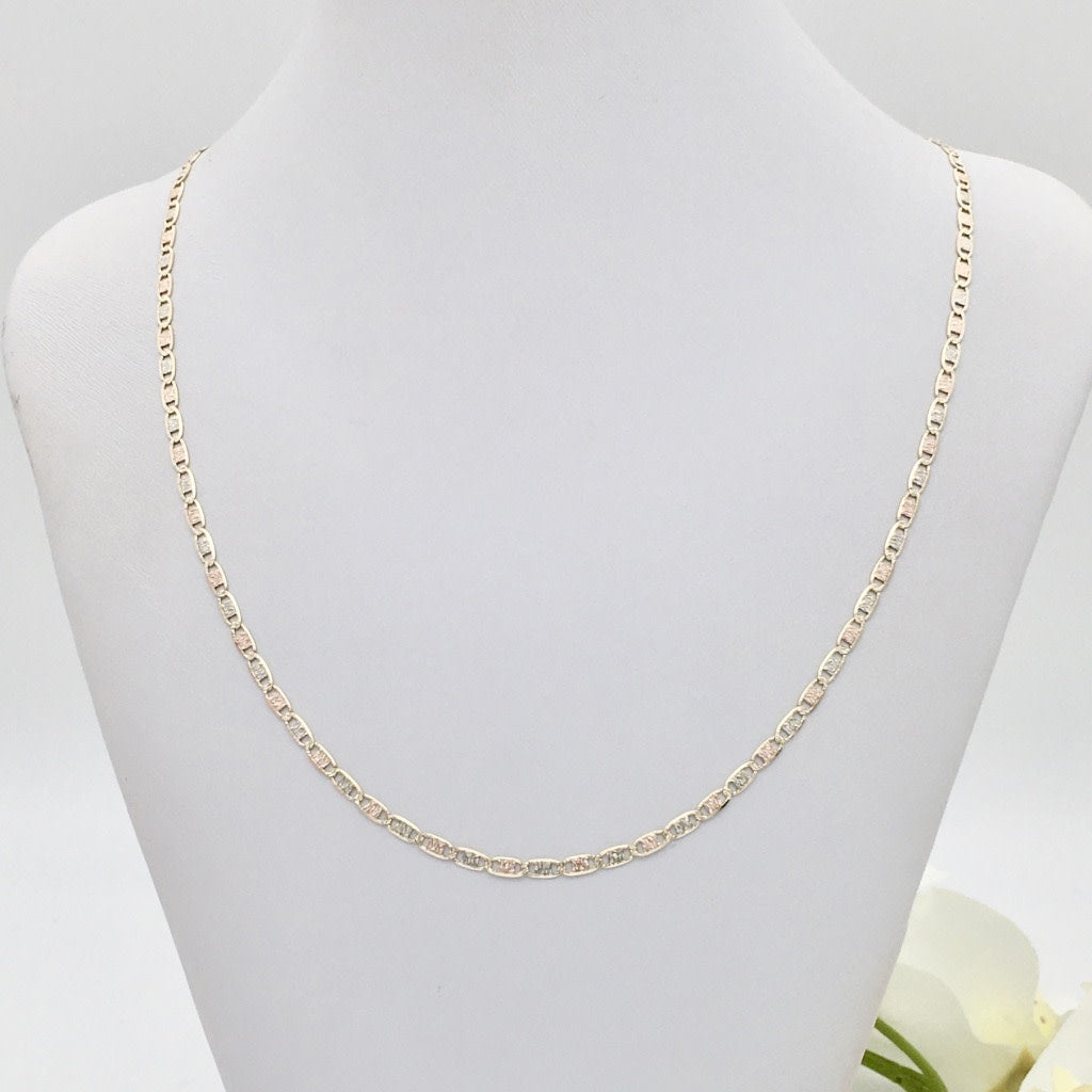 G27ch 3X22" Valentino 14K Gold Chain