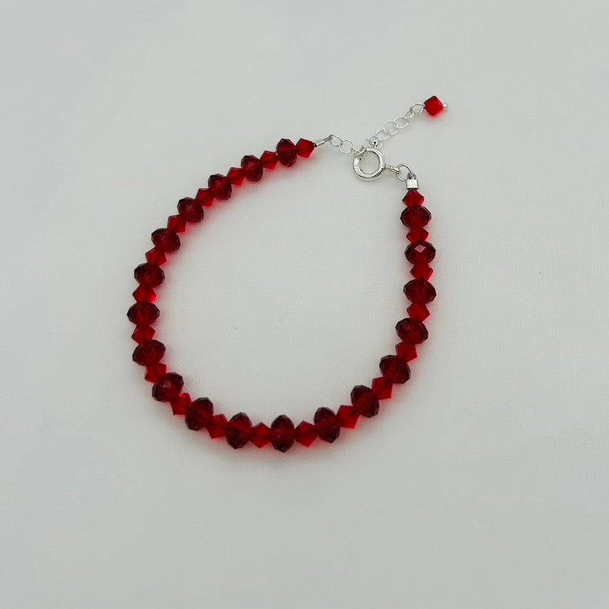 C1255BL SW Red Bracelet 8"