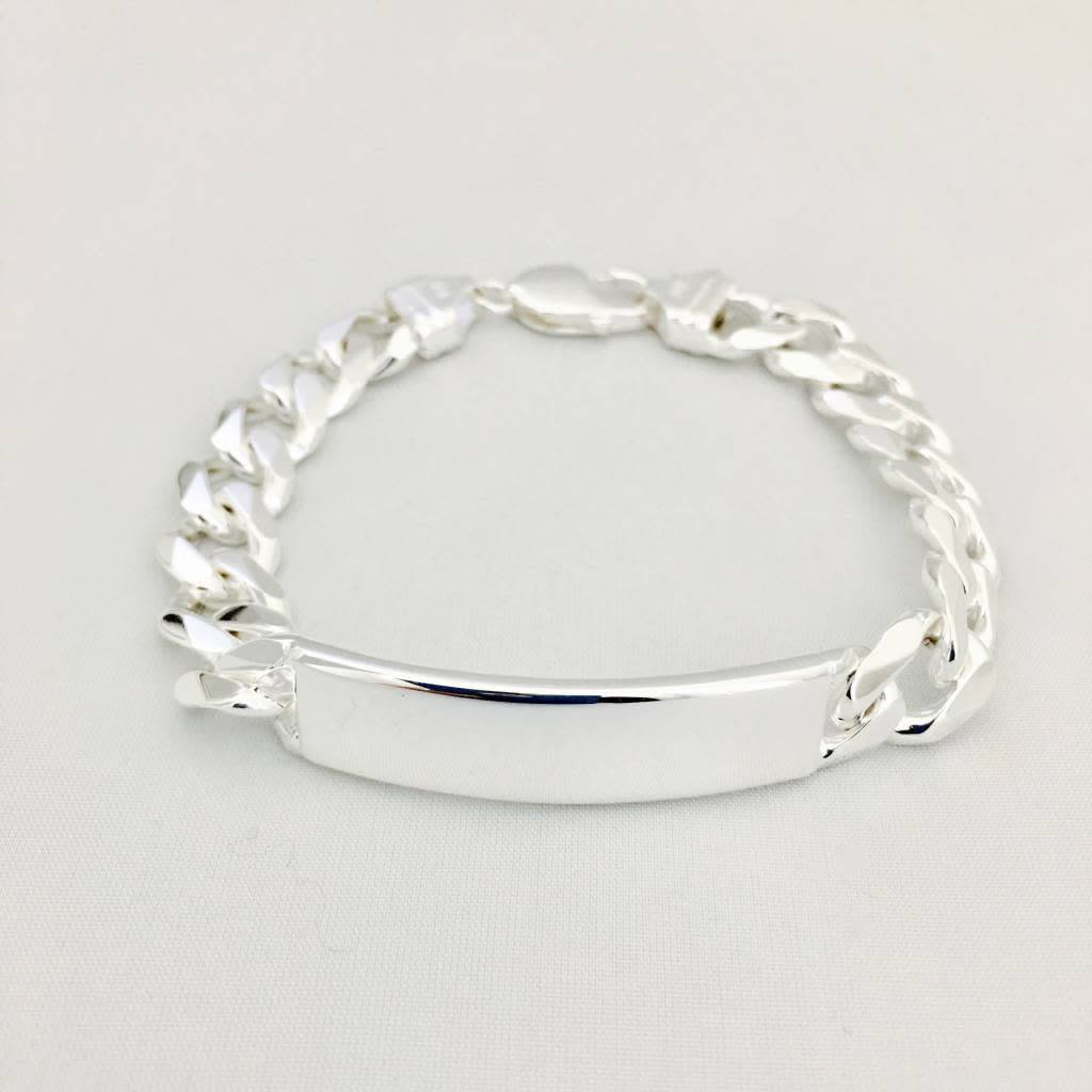 S-1085 10mm.  Curb Bracelet 9"