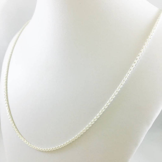 S1161 1.9mm. 16" Spiga Rope Chain