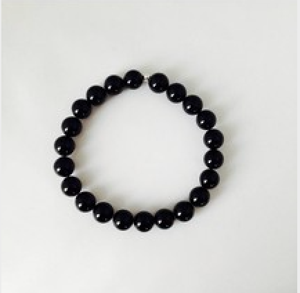 ST1152BL 8mm. X 8" Black Onyx