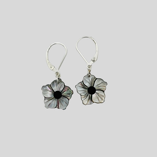 SH1009ER Shell Flower Earrings