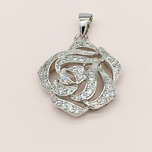 Z1399 Flower Pendant 34mm. x 20mm.