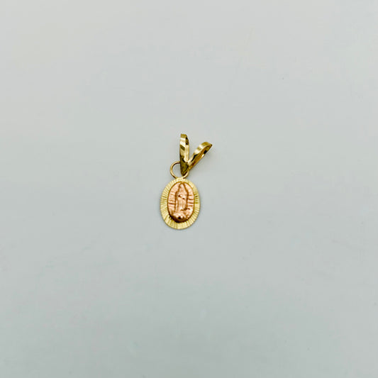 G378P 14K Gold Virgin Mary Pendant