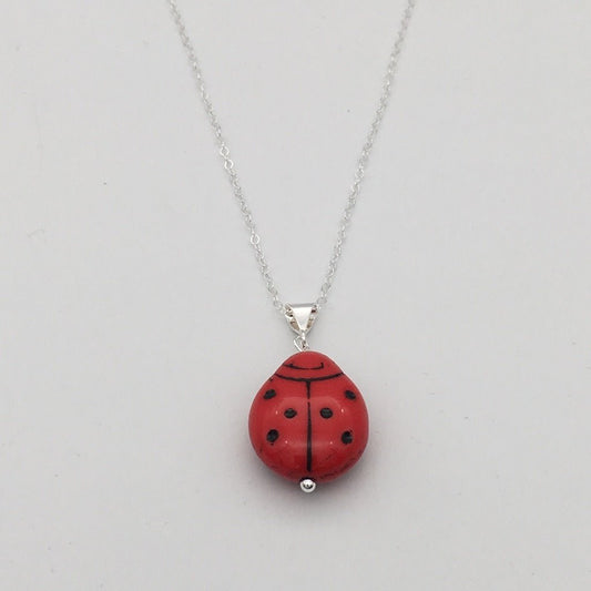 C1178  18" Lady Bug Necklace