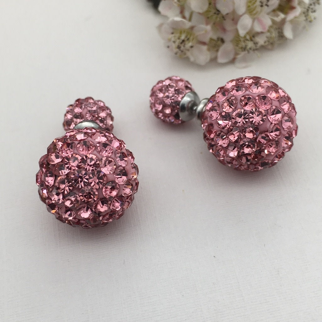 SS975 Earrings Pink