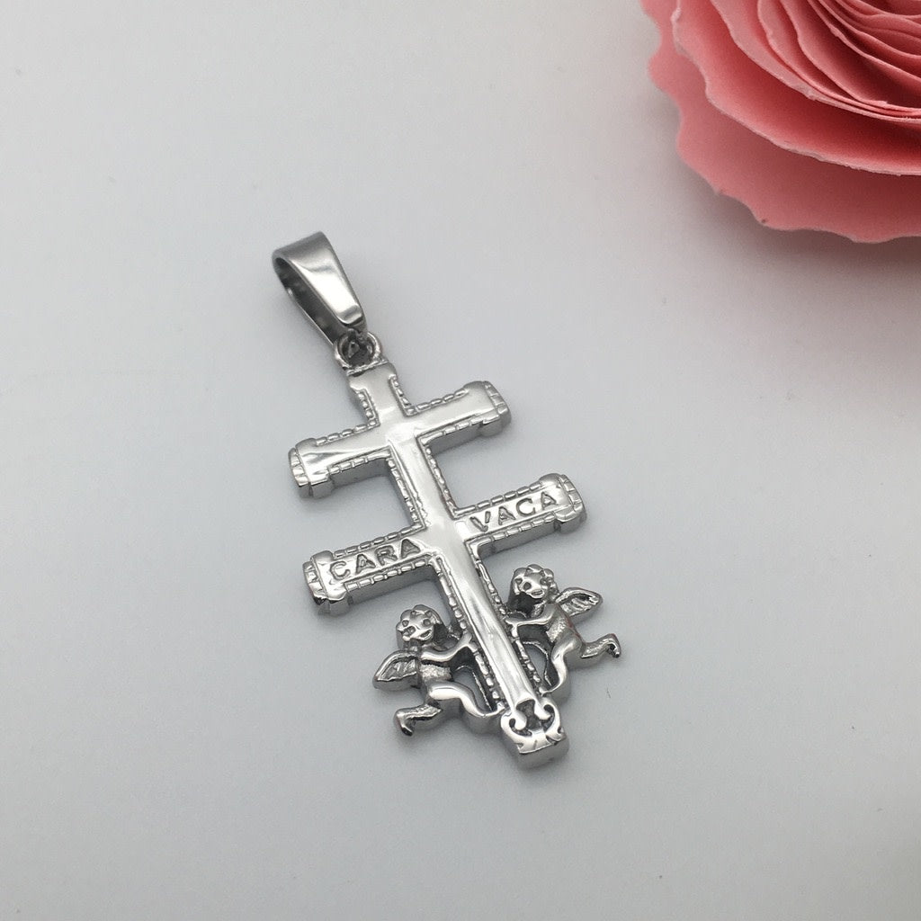 SS1168 Cara Vaca Cross Pendant