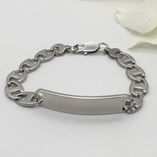 SS1323 8" X 11mm. Marina Bracelet Final Sale