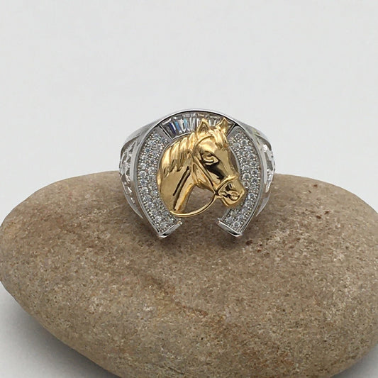 Z1328R Horse Men's Ring