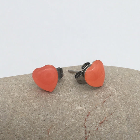 SS1378 8mm. Peach Hearts Final sale