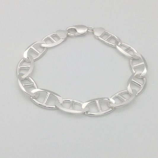 S1521BL Flat Marina  Bracelet 11.8mm. x 9"