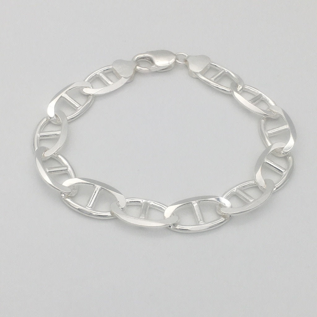 S1521BL Flat Marina Bracelet 8"X11.8mm