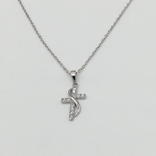 Z1393  17" Cross Necklace