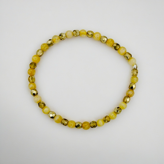 ST1938 Citrine Bracelet 6.5"