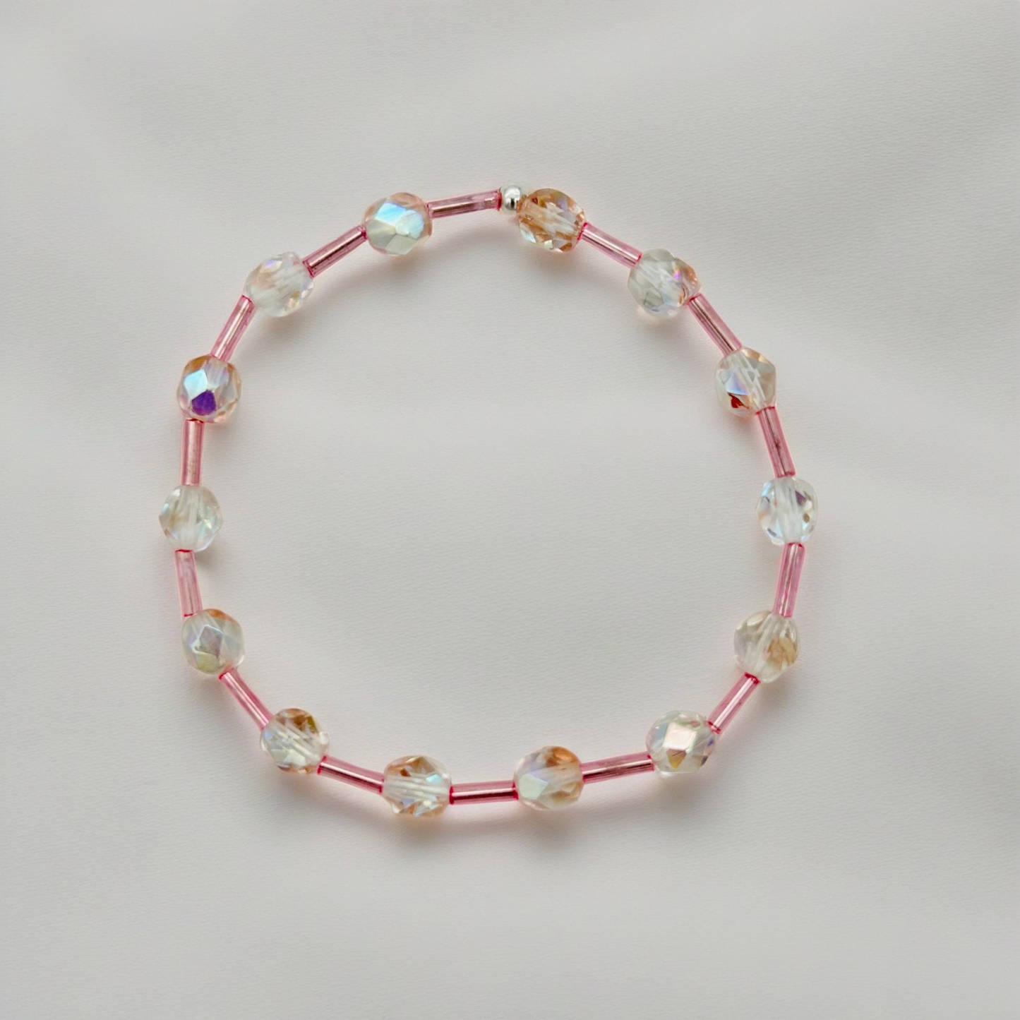 C1452 Pink Bracelet 7"