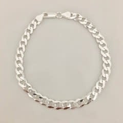 S1196 7mm. 8" Cuban Bracelet