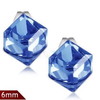 SS954 6mm. Sapphire Earrings