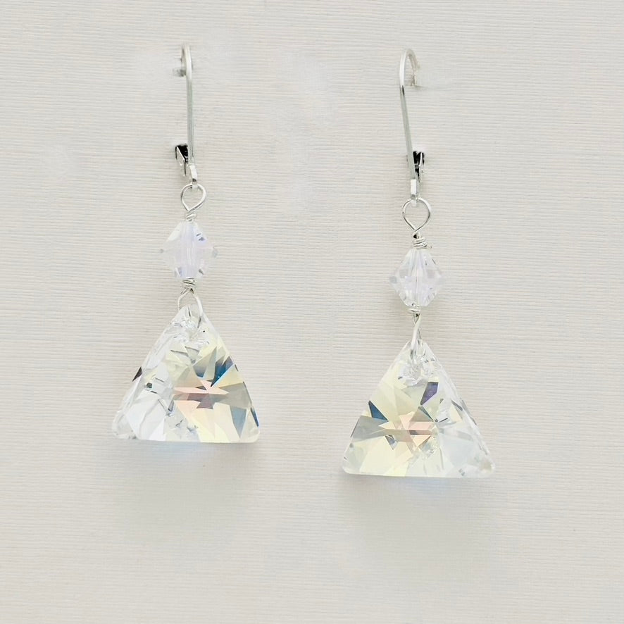 C1446ER Clear AB Earrings