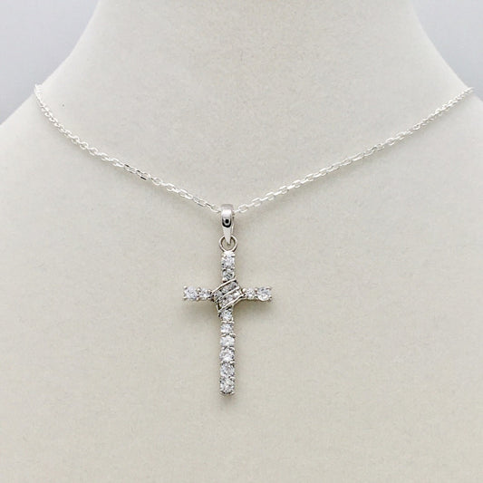 Z1417NL Cross Necklace 18"