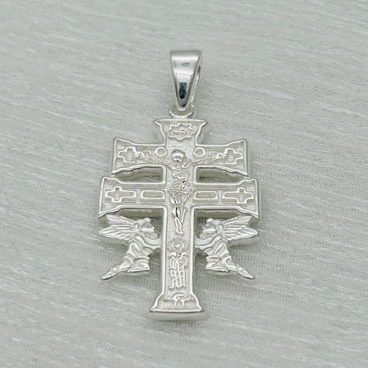 S1780P Caravaca Cross Pendant  40mm. x 20mm.