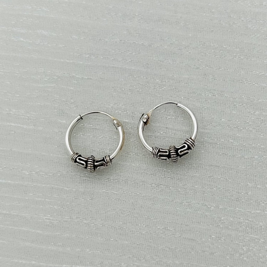 S1783ER Hoop Earrings  12mm