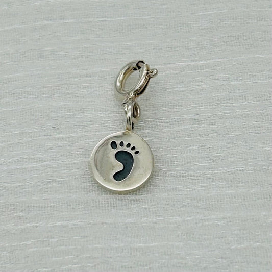 S1787  Foot Print Charm