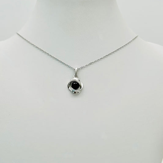 Z1537NL 18"Black 10mm. Necklace