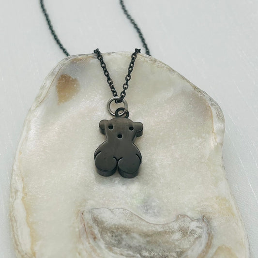 SS1458NL B P Bear 18" Necklace