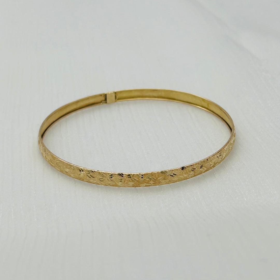 G315BL 5mmx70mm.14K Gold Bangle