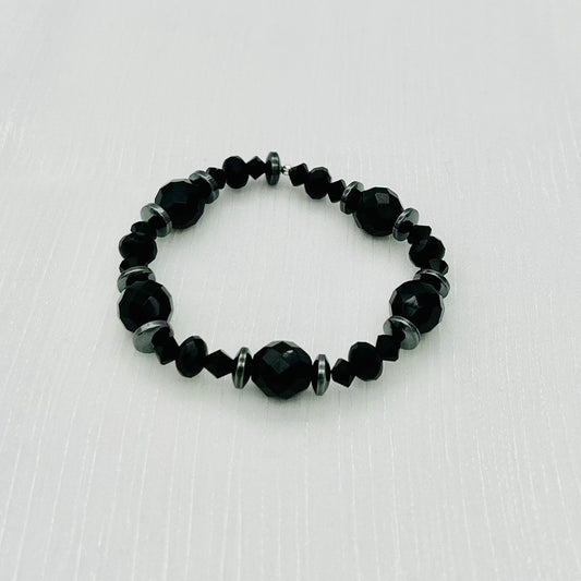 C1423BL Black Bracelet 7.5"