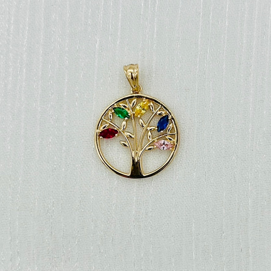 G329P 14K Gold Tree Of Life Pendant