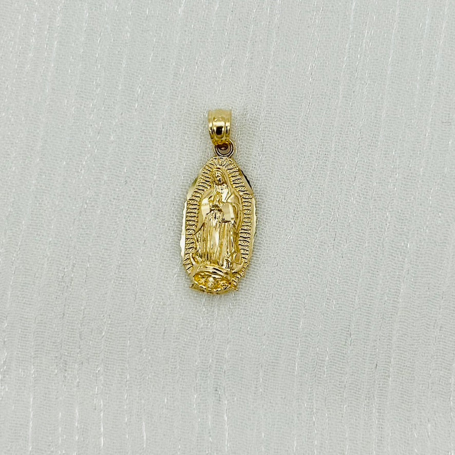 G330P 14K Gold Virgin Mary Pendant